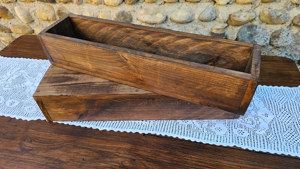 boite bois déco reception mariage