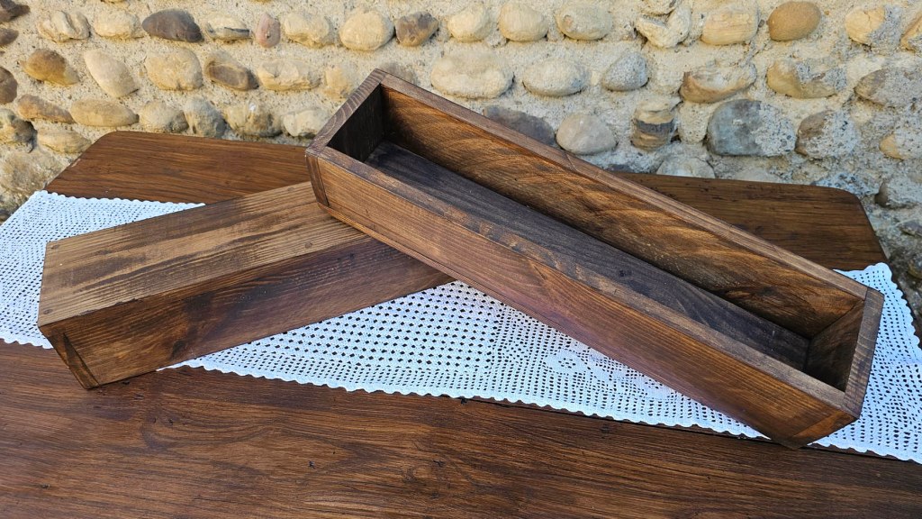 boite bois déco reception mariage