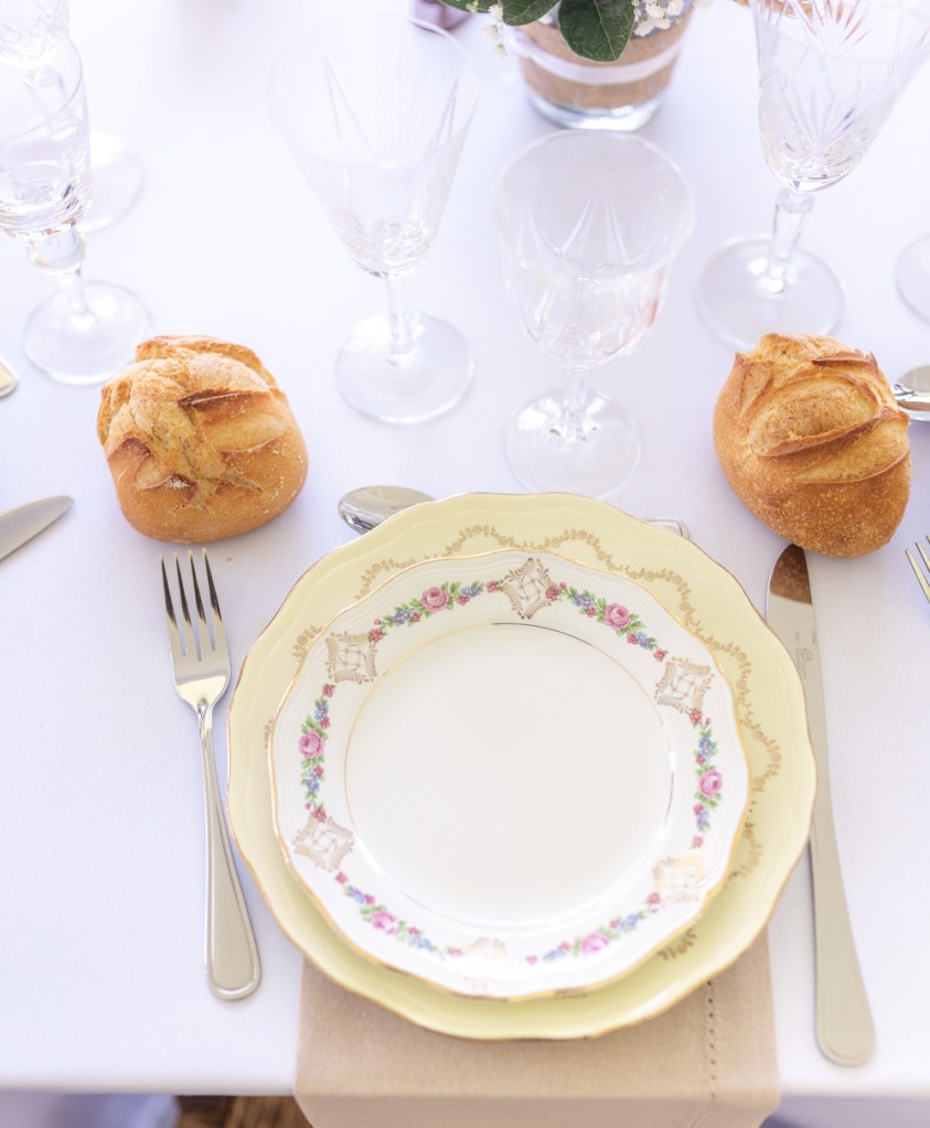 couverts vaisselle mariage réception