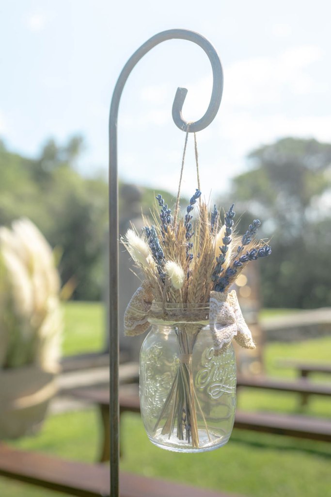 crochet de berger déco reception mariage