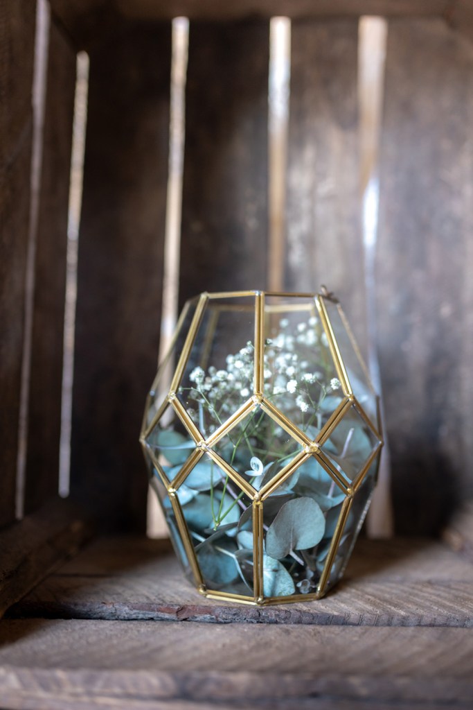 lanterne laiton déco reception mariage