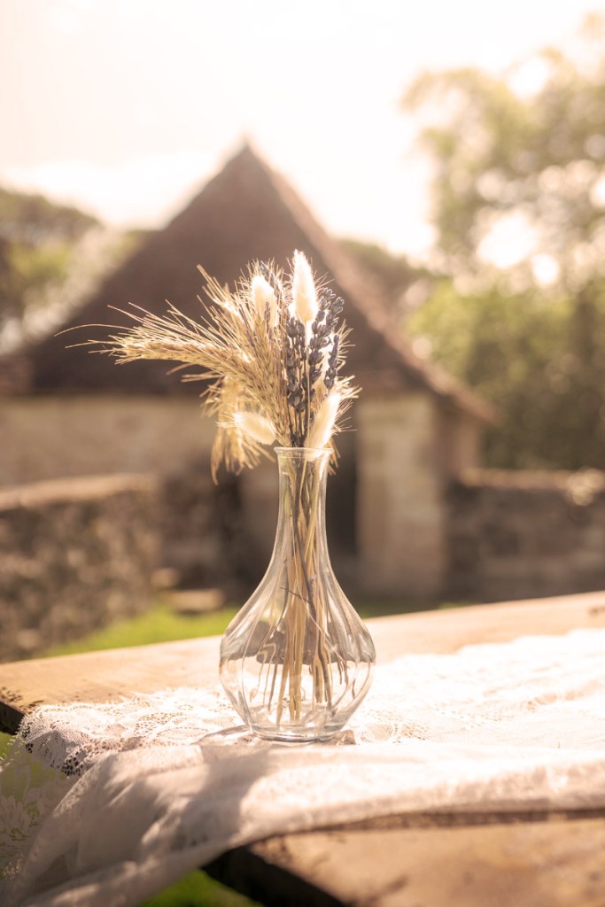 soliflore déco reception mariage