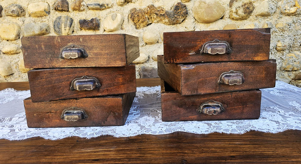 tiroir déco reception mariage