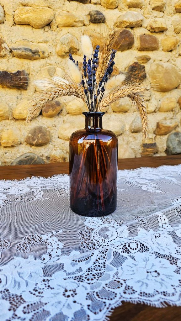 vase apothicaire déco reception mariage