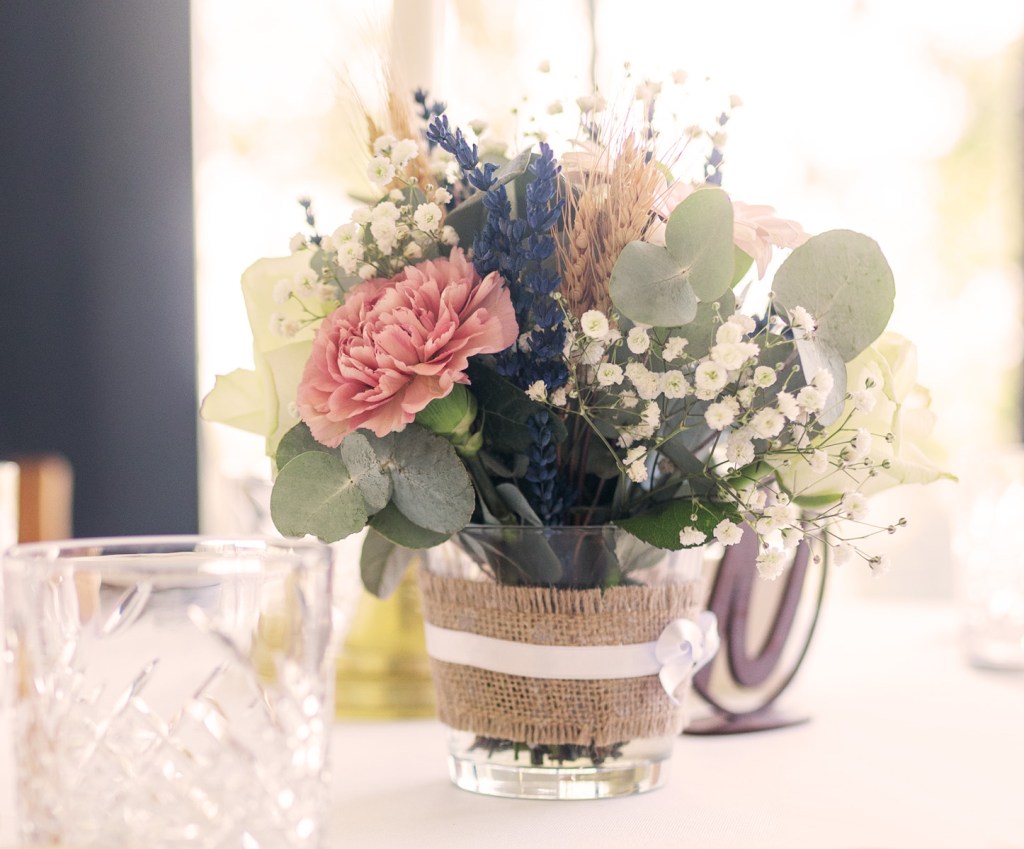 vase centre de table déco reception mariage