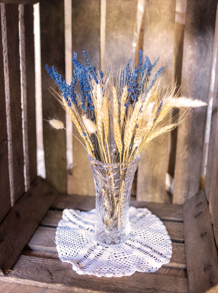 vase cristal déco reception mariage