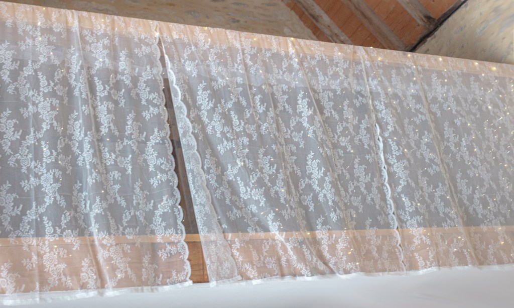 voilage déco reception mariage